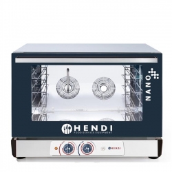 Piec piekarniczy konwekcyjny z nawilżaniem Hendi Nano – 4x 600x400 mm
