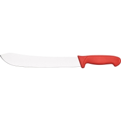 Nóż masarski L 300 mm czerwony